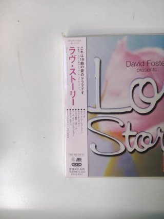 CD David Foster - Love Stories Japón OBI Nuevo