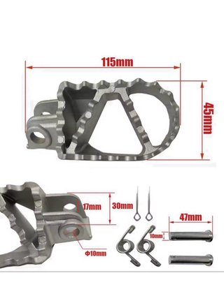 Estriberas para KTM Husqvarna Beta Gas Gas NUEVAS