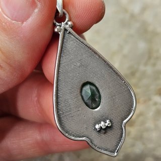 Colgante Plata 925 con Esmeralda