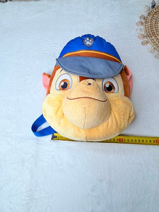 Mochila Peluche Chase Patrulla Canina 40cm