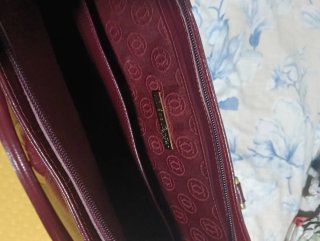 Borsa lavoro vintage Cartier rossa mai utilizata