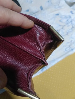 Borsa lavoro vintage Cartier rossa mai utilizata