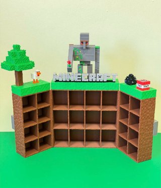Expositor Kinder Joy Minecraft
