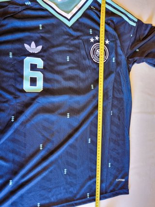 Camiseta azul y verde talla L