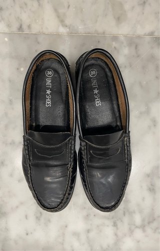 Mocasines Castellanos Niños Talla 38 Negros
