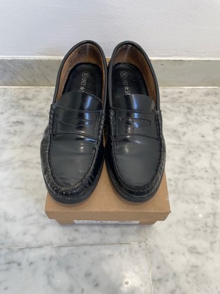 Mocasines Castellanos Niños Talla 38 Negros