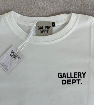 Gallery Dept. Camiseta Blanca y Negra Talla [M]