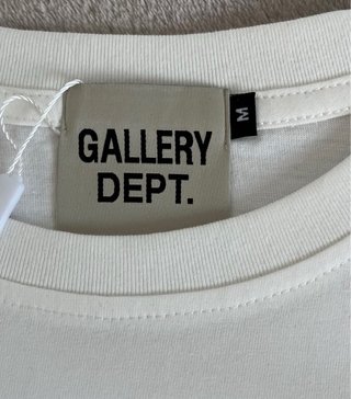 Gallery Dept. Camiseta Blanca y Negra Talla [M]