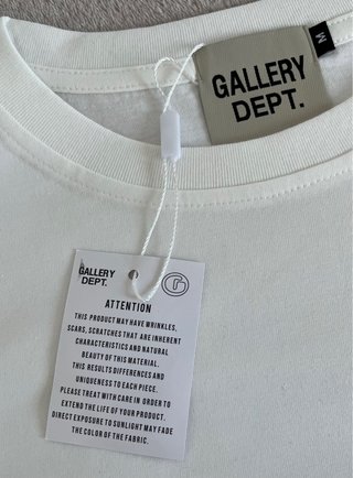 Gallery Dept. Camiseta Blanca y Negra Talla [M]