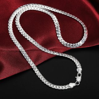 Confezione da 2 collane a catena cubana premium | Argento 925