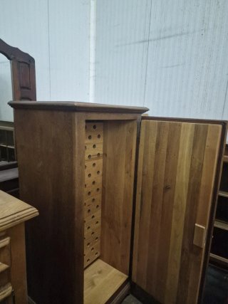 Mueble de entrada clásico madera maciza