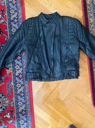 Chaqueta de cuero moto talla 50 de hombre
