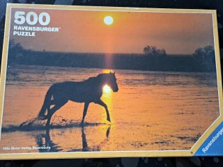Ravensburger 500 pezzi: Cavallo al tramonto