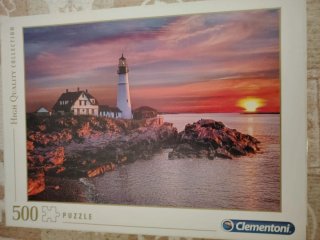 Puzzle Clementoni 500 Piezas Faro Atardecer
