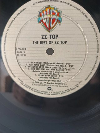 ZZ TOP - The Best Of ...          VINILO   LP