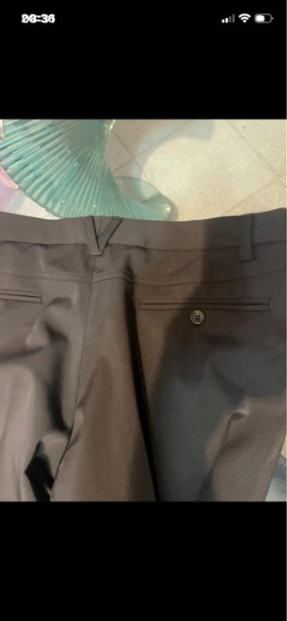 Pantaloni eleganti Versace uomo neri