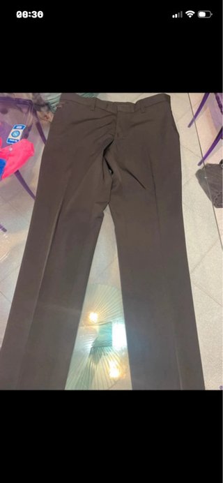 Pantaloni eleganti Versace uomo neri