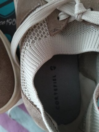 Zapatillas deportivas hombre beige/gris