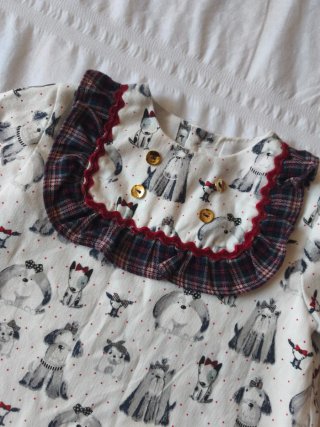 Vestido bebé niña marca DEL SUR