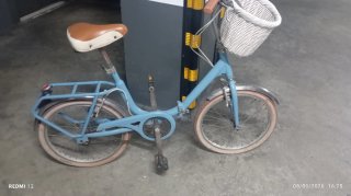 Bicicleta Capri bambina Plegable Italiana Azul