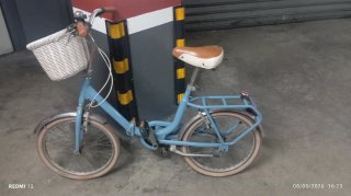 Bicicleta Capri bambina Plegable Italiana Azul