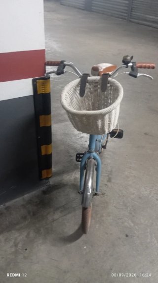 Bicicleta Capri bambina Plegable Italiana Azul