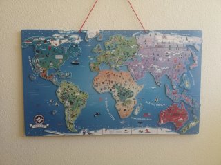 Puzzle Mapa Mundi Educativo