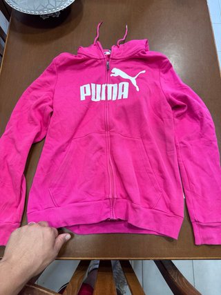 Giacca Puma Rosa con Zip