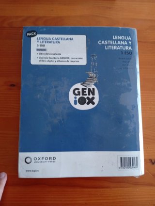 Lengua castellana y literatura 3ESO. Geniox
