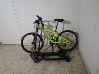 Bicicleta y 2 Patinetes Eléctricos