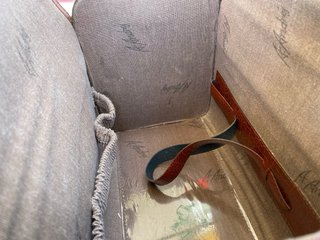 Bolso neceser Ángel Andrés marrón