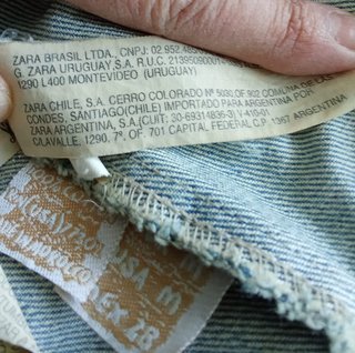 Cazadora vaquera corta Zara T-M