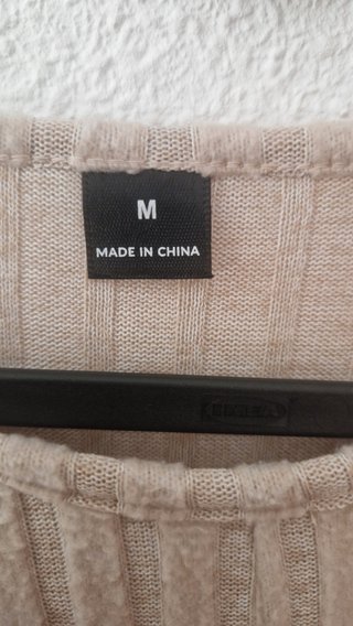 Vestido premamá beige tiras talla única
