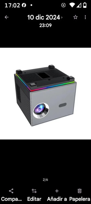 Mini proyector inteligente multicolor