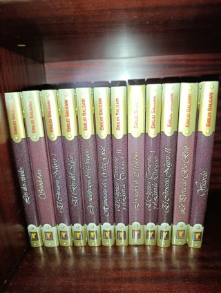12 novelas de Emilio Salgari de Edición Rueda.