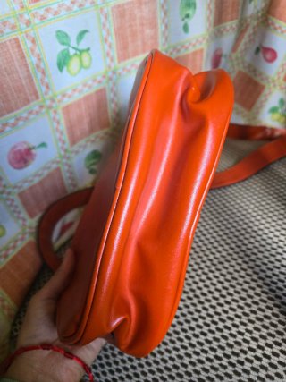 bolso cartera naranja