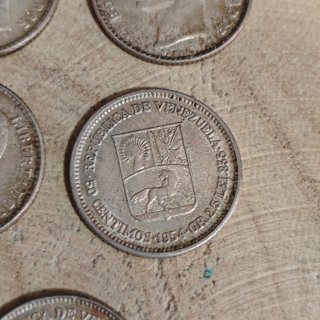 Lote 11 Monedas Plata Venezuela