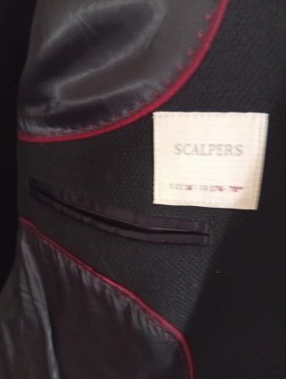 Blazer Negro Hombre