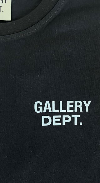 Gallery Dept. Camiseta Negra y Blanca Talla [M]