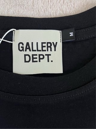 Gallery Dept. Camiseta Negra y Blanca Talla [M]