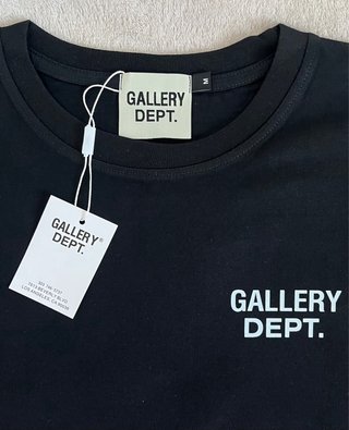 Gallery Dept. Camiseta Negra y Blanca Talla [M]