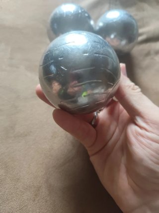 Bolas de petanca metálicas