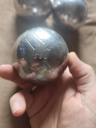 Bolas de petanca metálicas