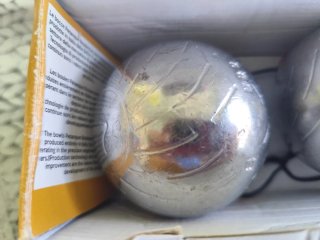 Bolas de petanca metálicas