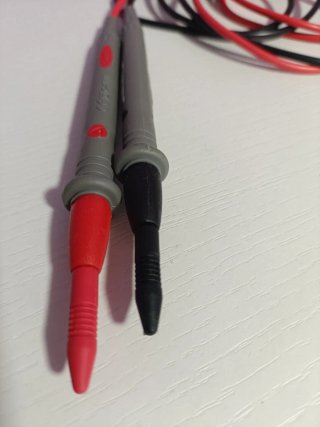 Cables para multímetro (rojo y negro)