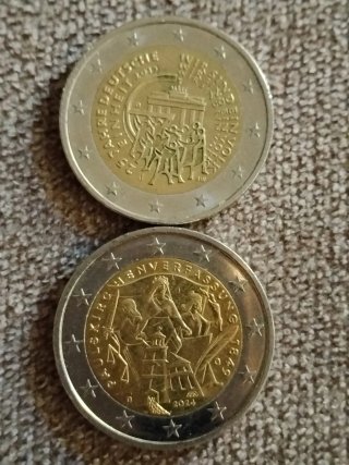 Lote de monedas de Alemania.