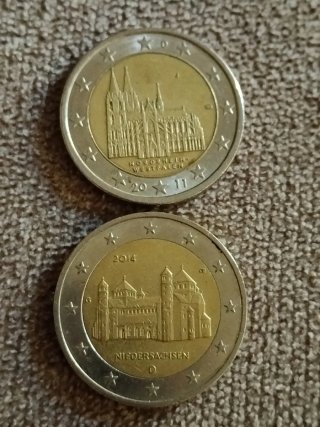 Lote de monedas de Alemania.
