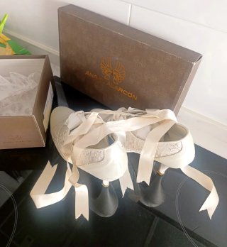 Zapatos Novia Botín Ángel Alarcón T37
