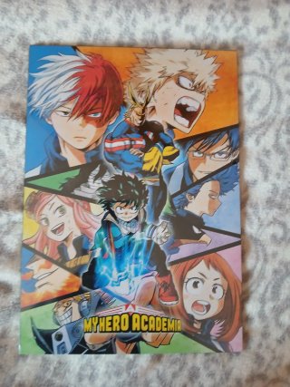 My Hero Academia camiseta M y cuadro
