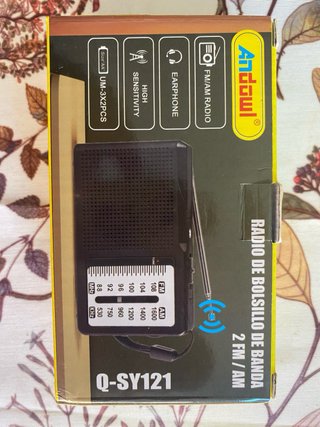 Radio portátil Andoul Q-SY121 FM/AM